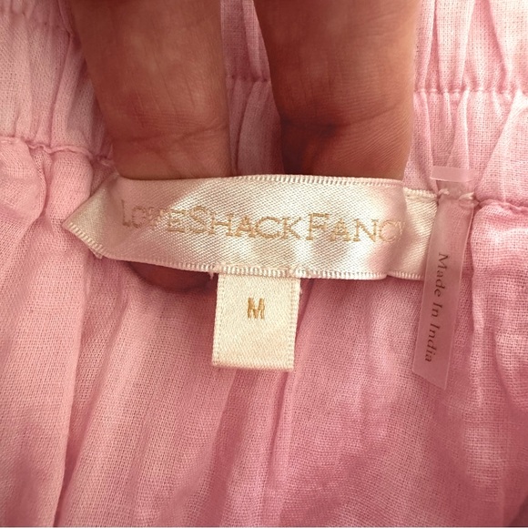 LoveShackFancy Ruffled Mini Heritage Skirt - Peony Pink - Picture 5 of 6